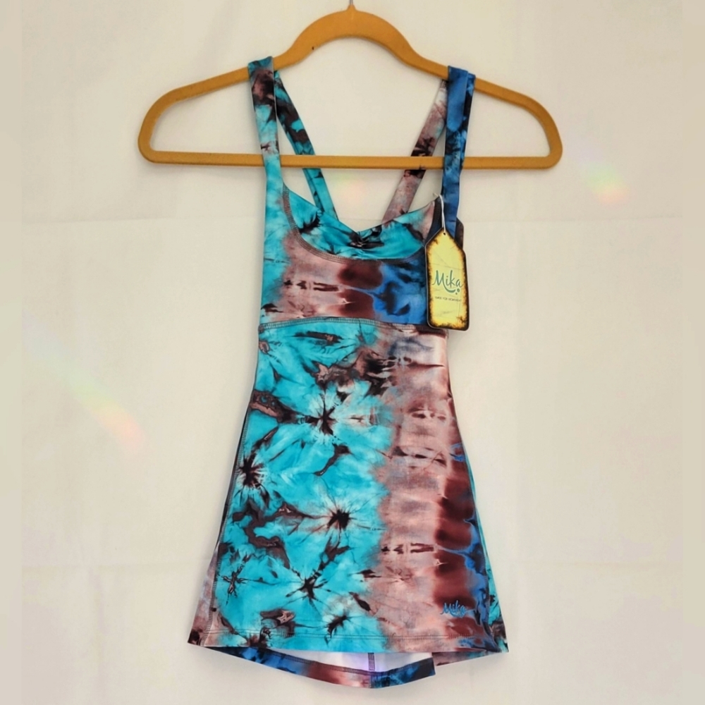 NWT Tie Dye  Mika Yoga/dance Top Size Small NWT
